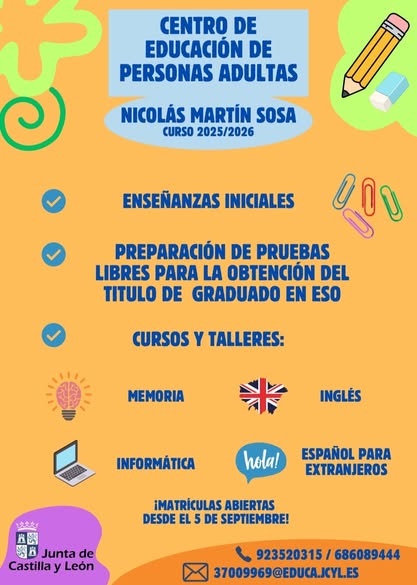 De la ESO para adultos al crochet y la gimnasia r&iacute;tmica: la variada oferta del nuevo curso en Vitigudino | Imagen 1