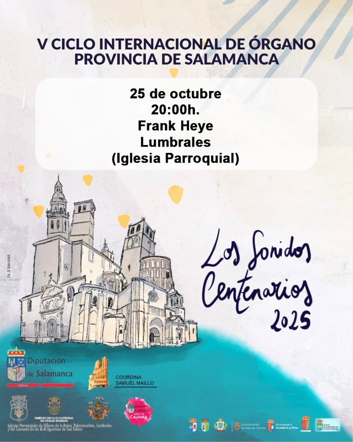 La iglesia parroquial de Lumbrales acoger&aacute; un concierto del organista Frank Heye  | Imagen 1