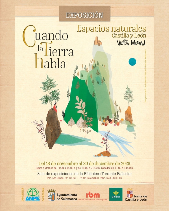 FOTOS | Violeta Monreal inaugura su exposici&oacute;n "Cuando la Tierra Habla" en Salamanca | Imagen 1