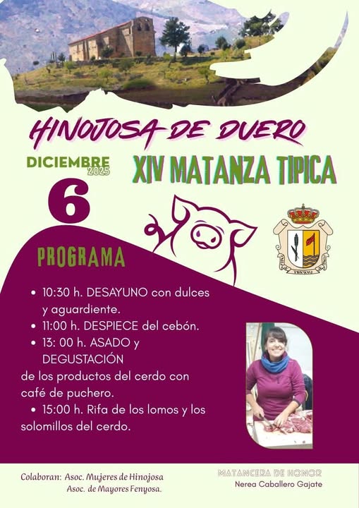 Nerea Caballero Gajate ser&aacute; la Matancera de Honor en la XIV Matanza T&iacute;pica de Hinojosa de Duero | Imagen 1