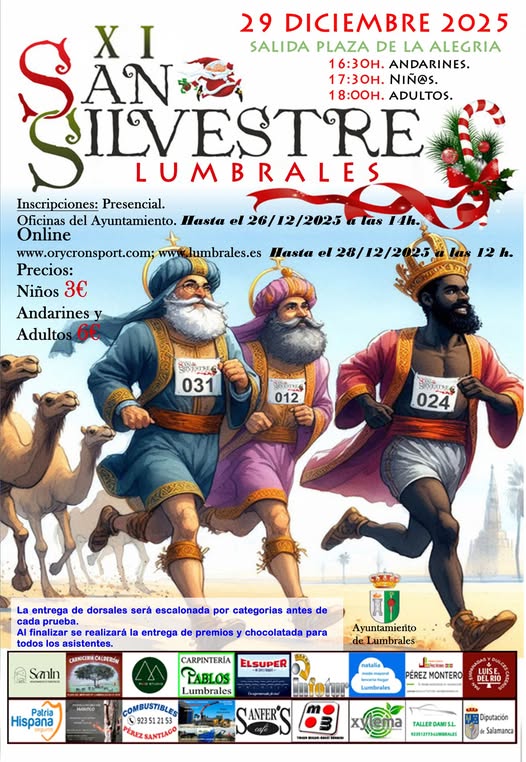 Lumbrales se prepara para su XI San Silvestre con carreras y chocolatada | Imagen 1