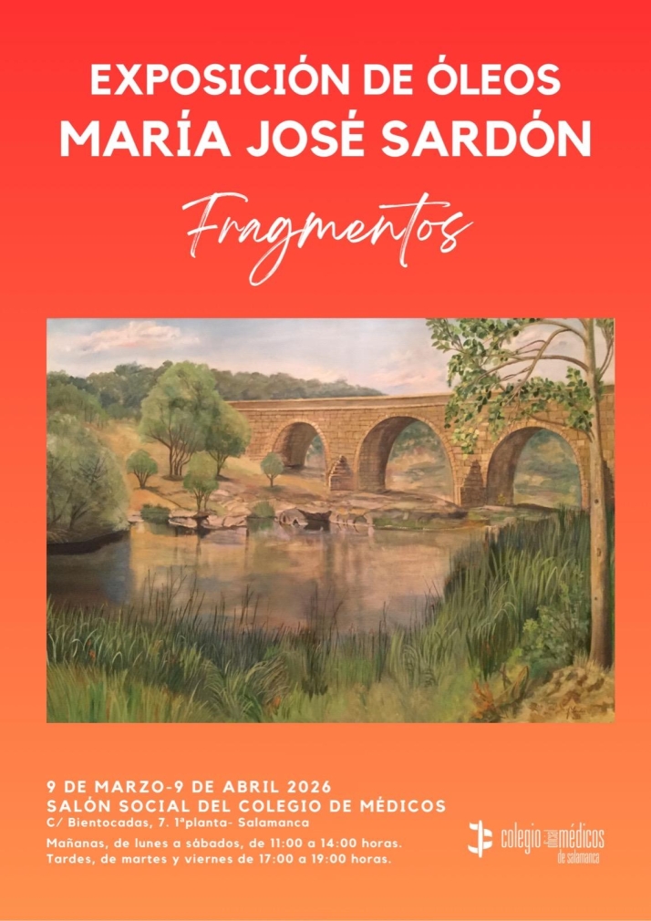La pintora Mar&iacute;a Jos&eacute; Sard&oacute;n expone parte de sus &oacute;leos en el Colegio de M&eacute;dicos | Imagen 1