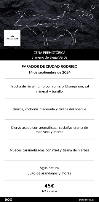 Nueva cena prehist&oacute;rica en el Parador de Ciudad Rodrigo recreando la dieta humana de hace 20.000 a&ntilde;os | Imagen 5
