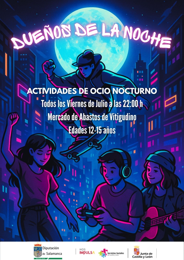 Vitigudino combate el sedentarismo digital con yincanas nocturnas para sus adolescentes | Imagen 1