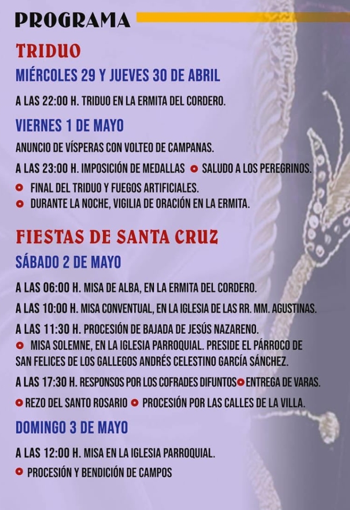 San Felices de los Gallegos se prepara para las fiestas de Santa Cruz en honor a Jes&uacute;s Nazareno | Imagen 1