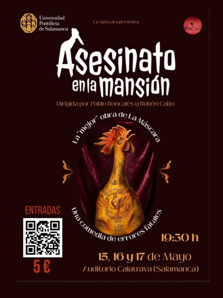 &iquest;Qui&eacute;n es el asesino? La M&aacute;scara invita al p&uacute;blico salmantino a resolver su nuevo misterio teatral | Imagen 1