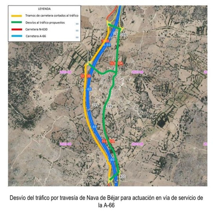 Las obras de mejora en la N-620, N-630 y SA-20 en Salamanca provocar&aacute;n cortes y desv&iacute;os en el tr&aacute;fico desde este mi&eacute;rcoles | Imagen 6