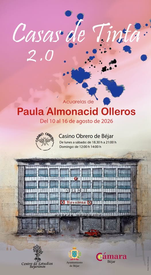 Casas de tinta, la acuarelista Paula Ao retrata los negocios bejaranos de toda la vida | Imagen 3