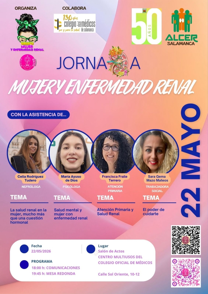 La Dra. salmantina Celia Rodr&iacute;guez desmiente mitos sobre salud renal: "La paciente renal puede ser madre, pero hay que planificarlo" | Imagen 1