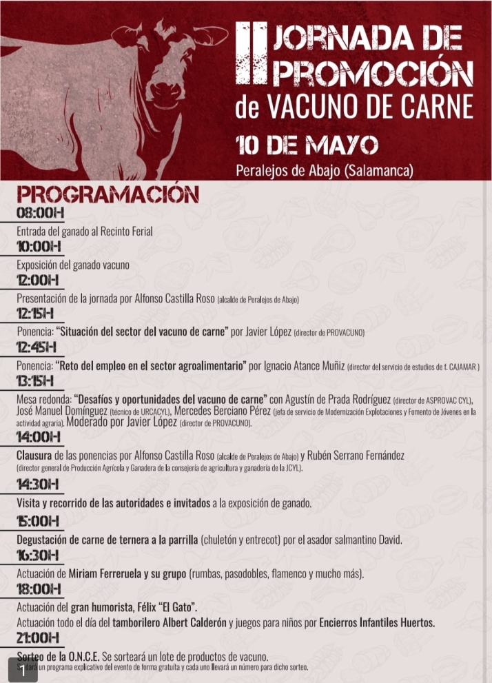 Peralejos de Abajo tiene todo preparado para su II Jornada de Promoci&oacute;n de Vacuno de Carne  | Imagen 1