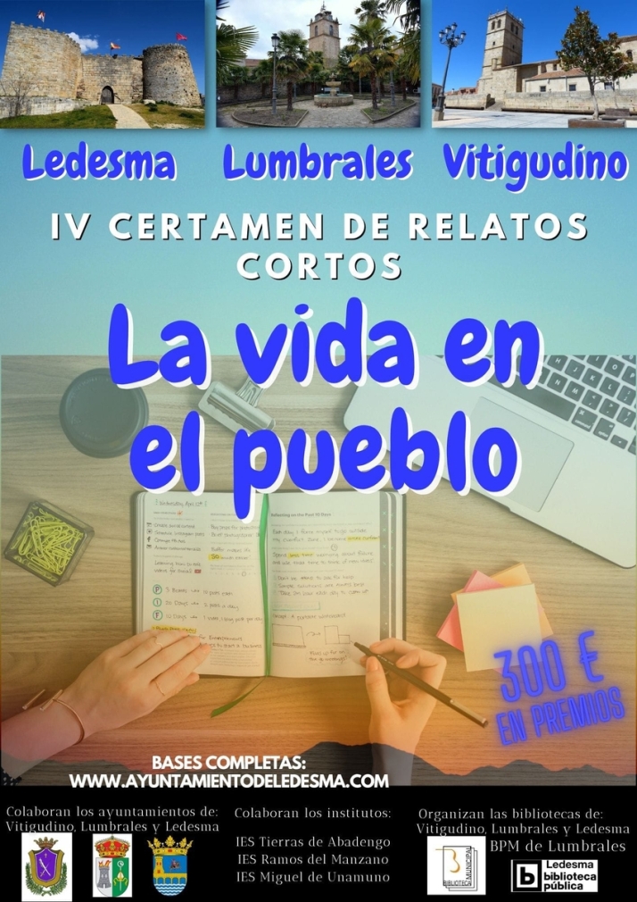 Las bibliotecas municipales de Vitigudino, Lumbrales y Ledesma convocan el IV Certamen 'La vida en el pueblo'  | Imagen 1