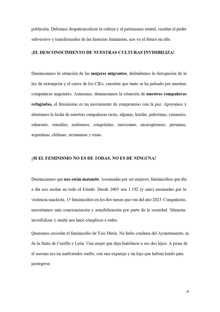 Salamanca clama por la igualdad, la libertad y los derechos para todas | Imagen 4