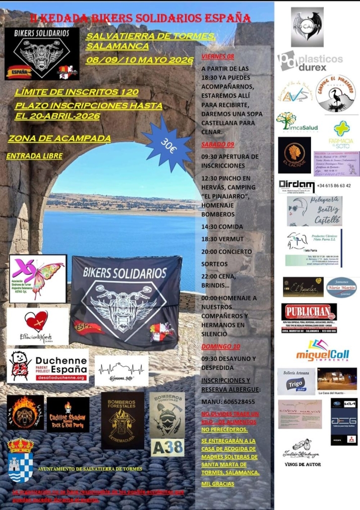 Motos y solidaridad se dan cita en la localidad salmantina de Salvatierra de Tormes | Imagen 2