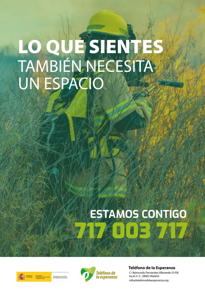 El impacto emocional de los incendios: el Tel&eacute;fono de la Esperanza ofrece ayuda psicol&oacute;gica gratuita | Imagen 1