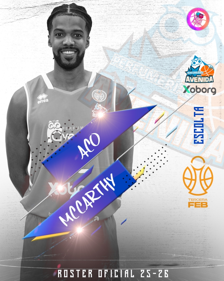 El capit&aacute;n se queda: Aco McCarthy liderar&aacute; al Avenida Xoborg en su asalto al ascenso a Segunda FEB | Imagen 1