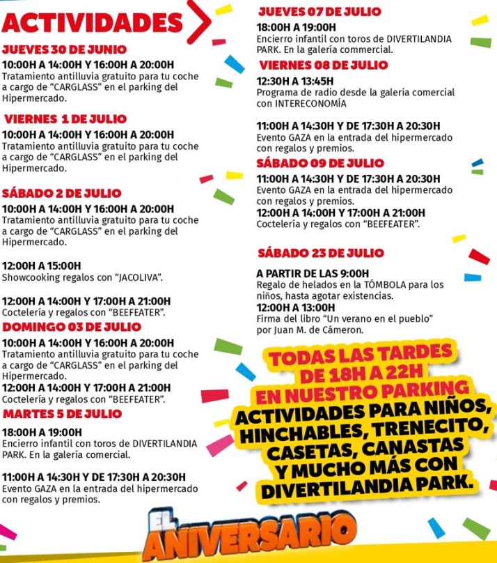 E. Leclerc celebra su 21&ordm; aniversario con regalos, actividades para ni&ntilde;os y promociones | Imagen 1