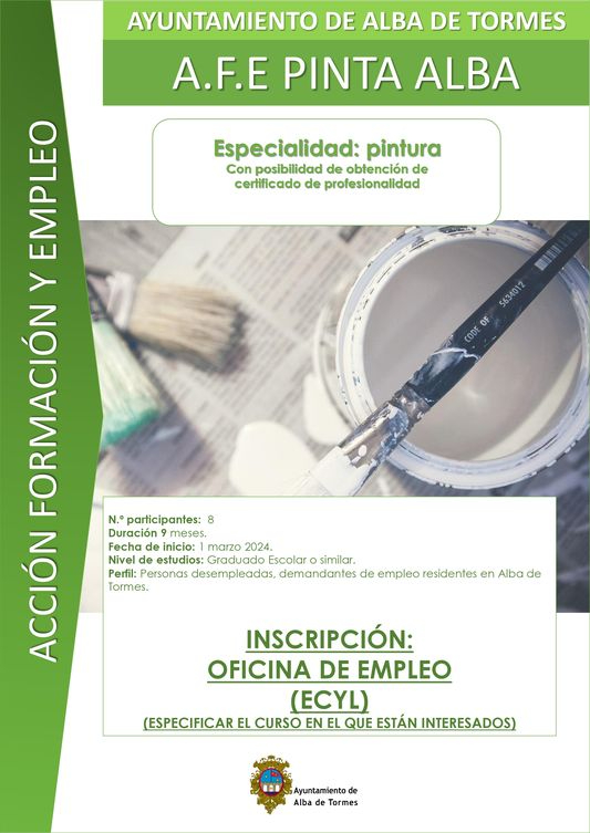 Dos nuevas acciones de formaci&oacute;n y empleo en Alba de Tormes | Imagen 1