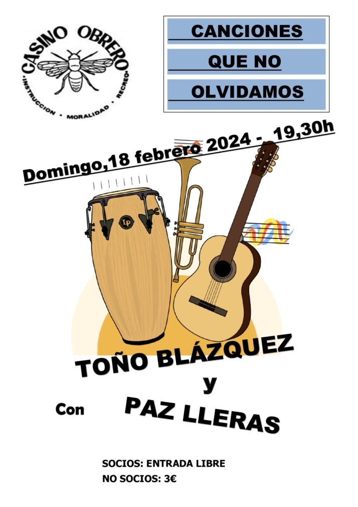 Recital musical y teatro, este fin de semana en el Casino Obrero de B&eacute;jar | Imagen 2