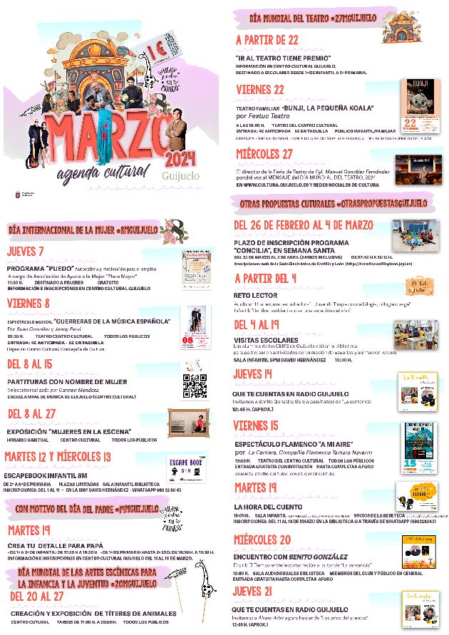 Mes de teatro, libros y D&iacute;a Internacional de la Mujer en Guijuelo | Imagen 1