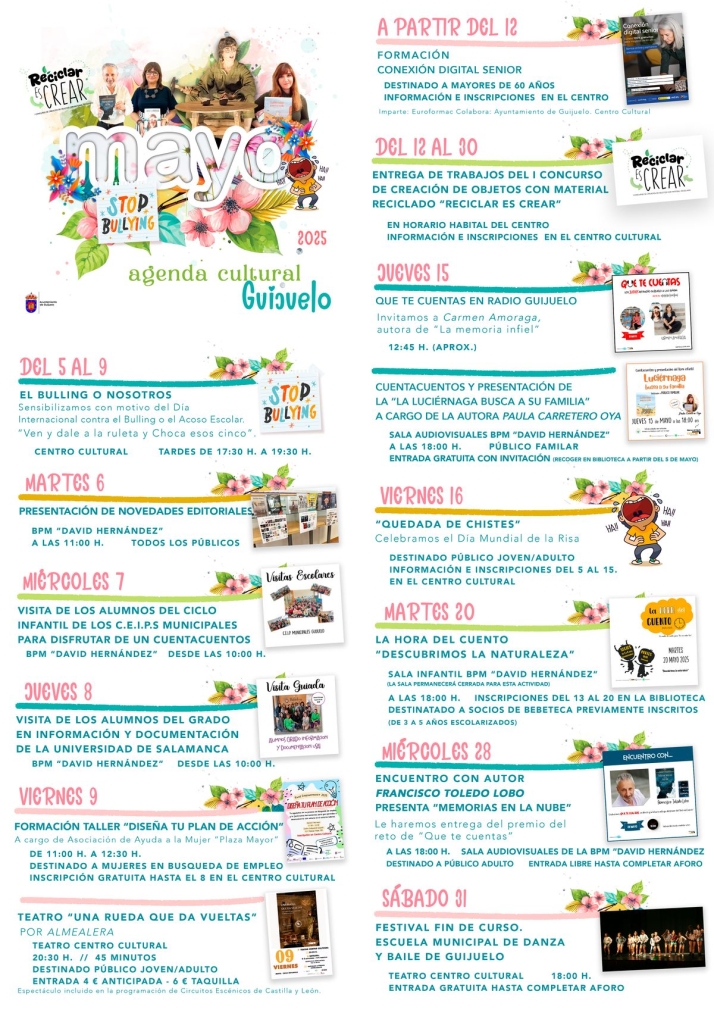Guijuelo presenta una agenda cultural repleta de actividades para mayo | Imagen 1