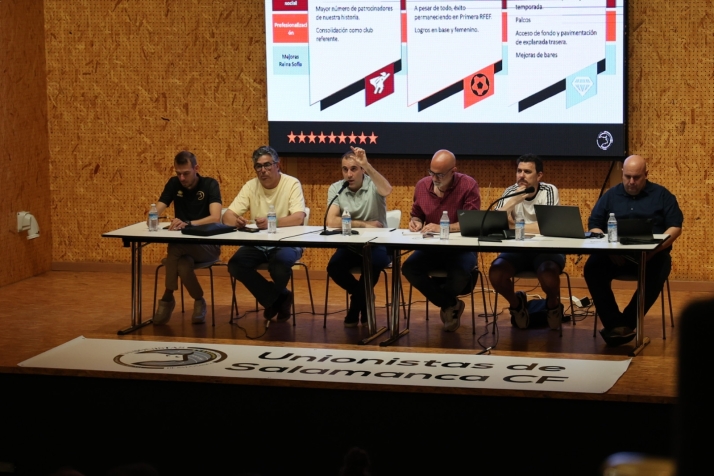 FOTOS | Los socios de Unionistas de Salamanca deciden aumentar las cuotas de los abonos para la pr&oacute;xima temporada | Imagen 1