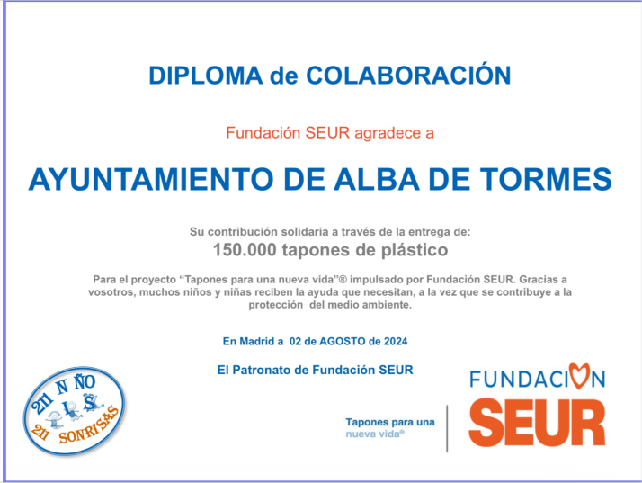 150.000 tapones "para una nueva vida&rdquo;  | Imagen 1