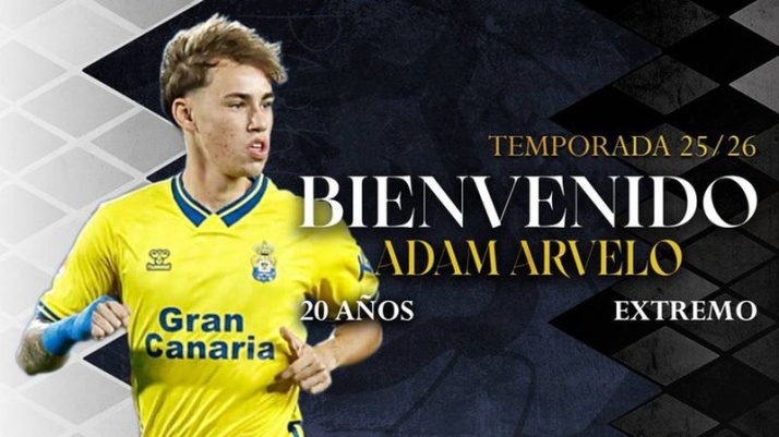 Adam Arvelo llega a Unionistas cedido por la UD Las Palmas para potenciar la banda | Imagen 1