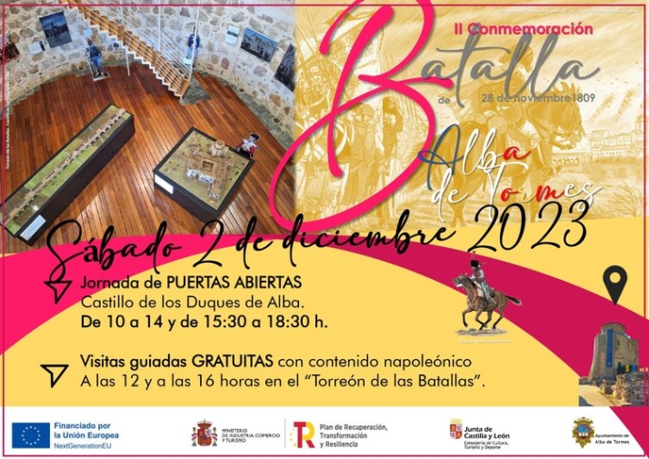 Visita tem&aacute;ticas y acceso gratuito al Castillo para conmemorar las batallas napole&oacute;nicas | Imagen 1