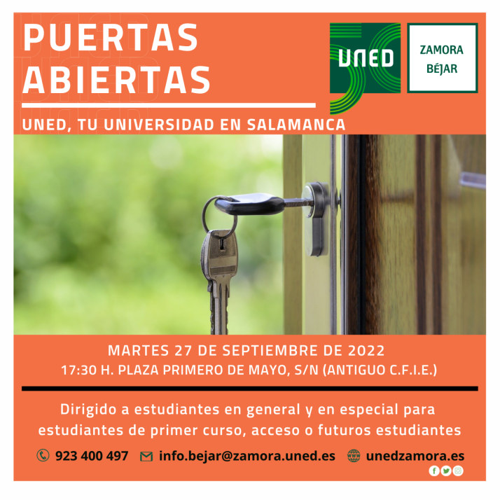 La UNED en B&eacute;jar organiza una jornada de puertas abiertas | Imagen 1