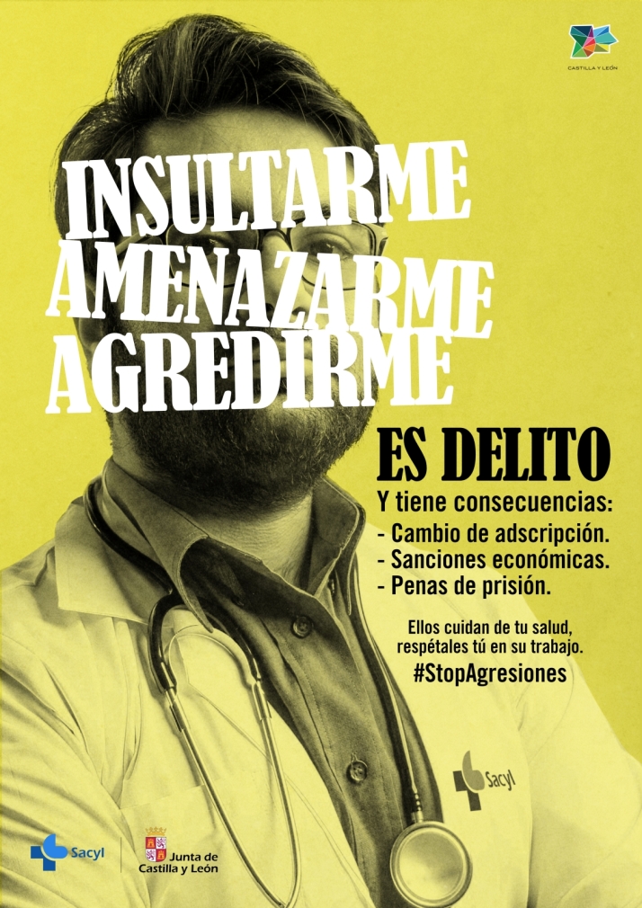 "Ellos cuidan de tu salud, resp&eacute;tales": campa&ntilde;a de sensibilizaci&oacute;n frente a las agresiones a los sanitarios | Imagen 1