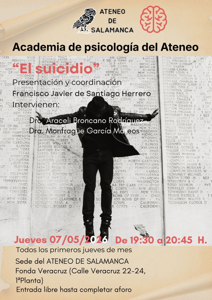 Interesante charla este jueves en la Fonda Veracruz con especialistas en el suicidio | Imagen 1