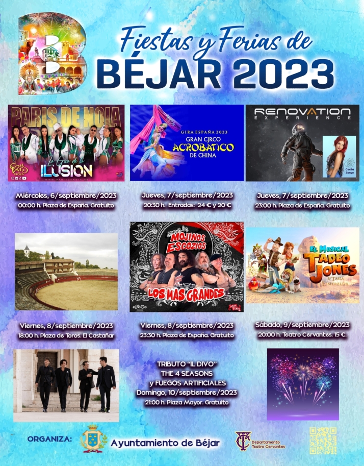 Consulta aqu&iacute; el programa completo de las fiestas de B&eacute;jar | Imagen 1