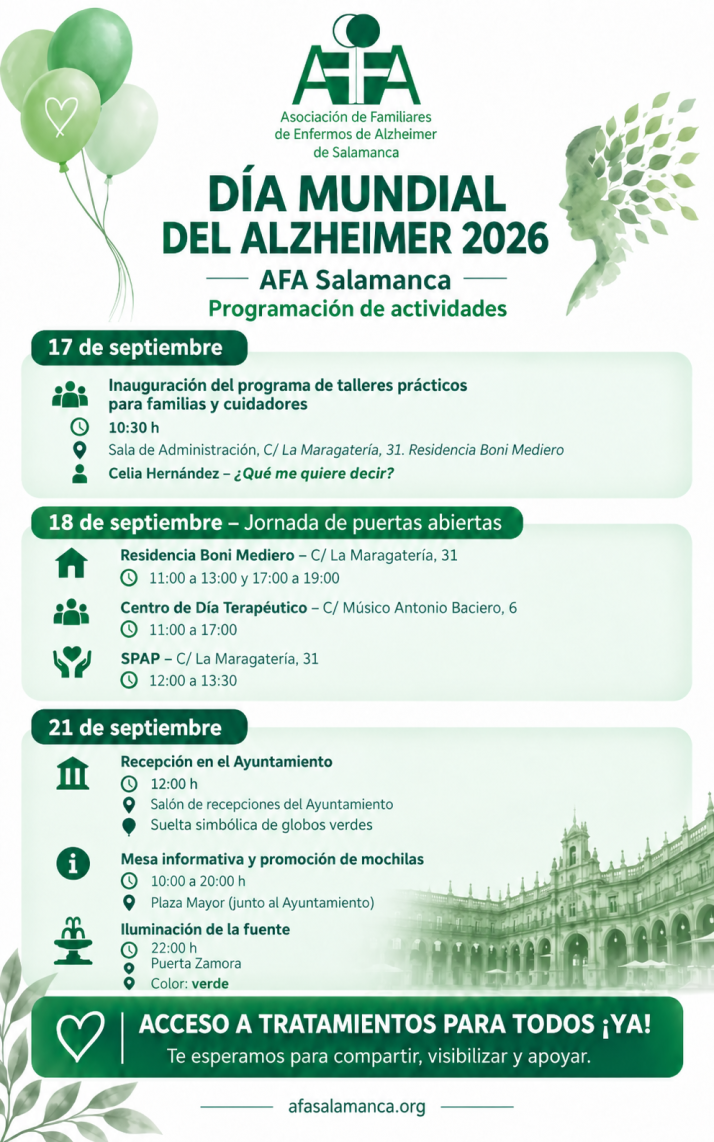 La 'Mochila Viajera' recorre Salamanca para sumar apoyos contra el Alzheimer | Imagen 1
