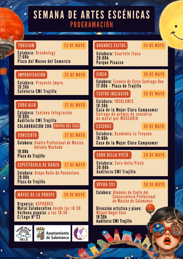 Música, teatro y circo gratis en la Semana de Artes Escénicas en el barrio del Rollo | Imagen 1