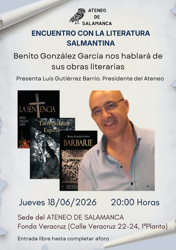 La Fonda Veracruz acoge un nuevo ciclo mensual de encuentros con escritores salmantinos | Imagen 1