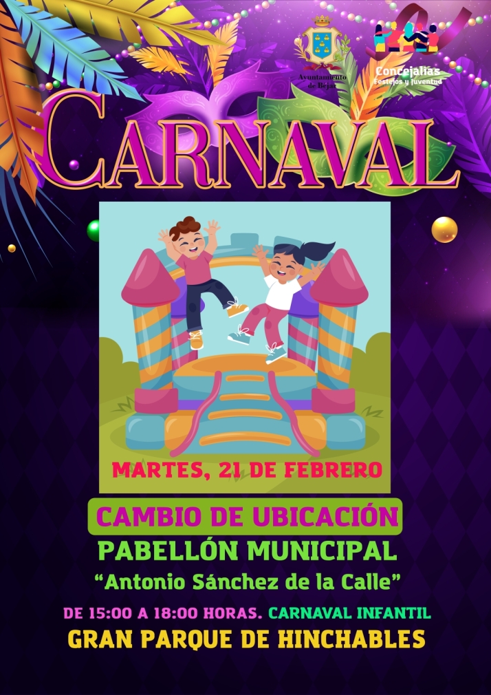 Cambia de ubicaci&oacute;n el parque de hinchables de Carnaval | Imagen 1