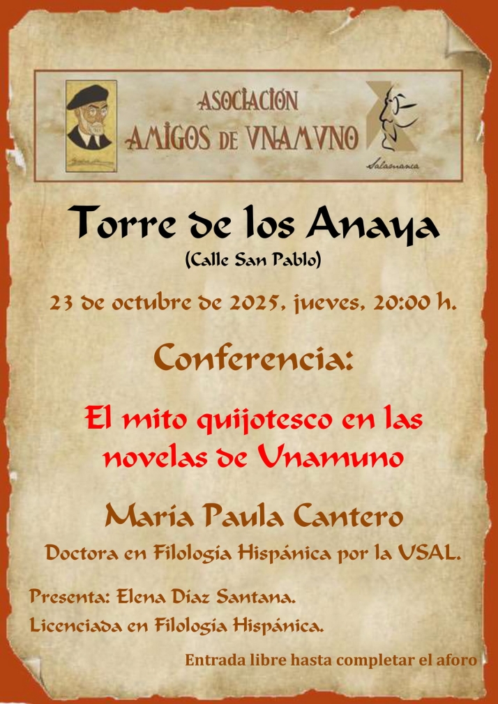 La Torre de los Anaya acoge un an&aacute;lisis sobre la reinterpretaci&oacute;n unamuniana del Quijote | Imagen 1