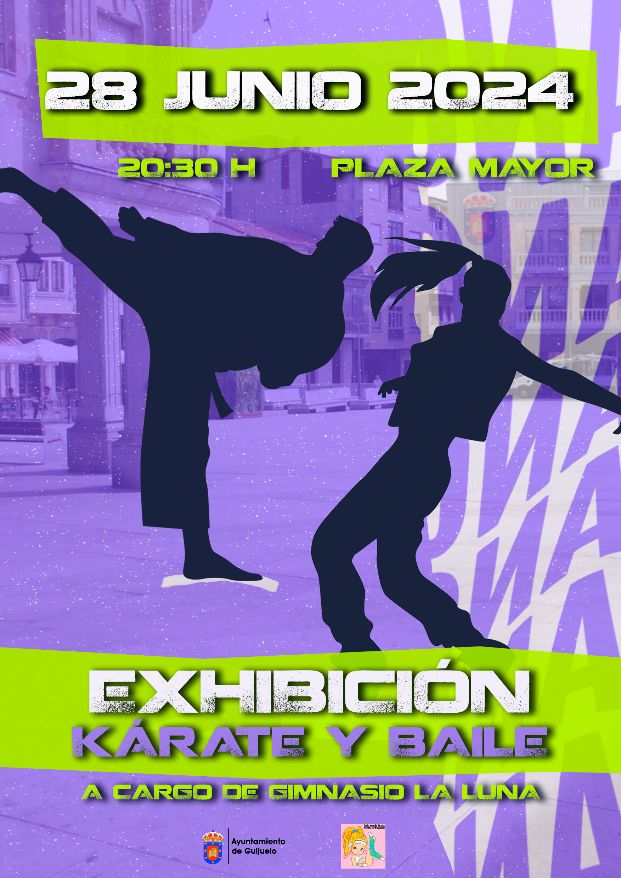 Exhibici&oacute;n de k&aacute;rate y baile en la Plaza Mayor de Guijuelo | Imagen 1