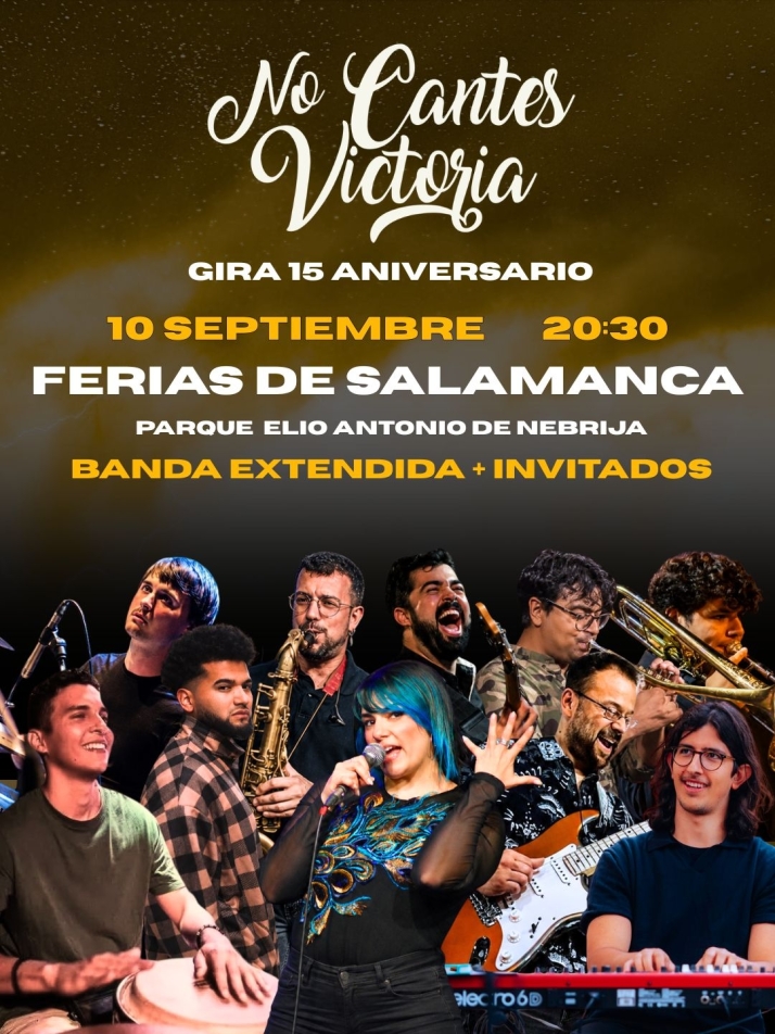 De 'La Revuelta' a las Ferias: No Cantes Victoria celebra 15 a&ntilde;os con un concierto especial en Salamanca | Imagen 1