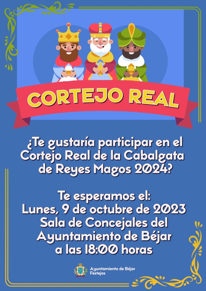 B&eacute;jar comienza a organizar la Cabalgata de Reyes | Imagen 1