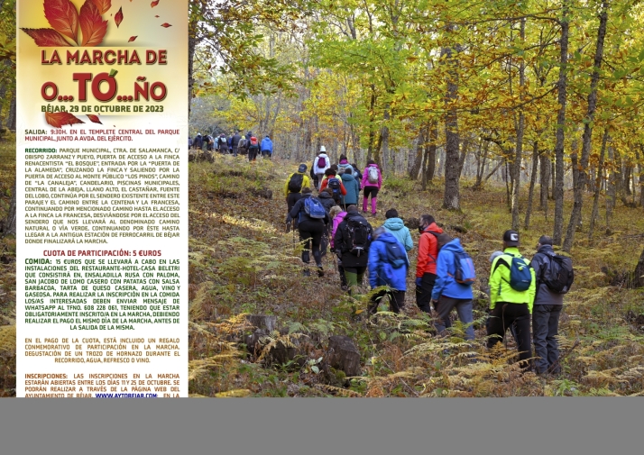 Inscripciones abiertas para la marcha de oto&ntilde;o en B&eacute;jar | Imagen 1