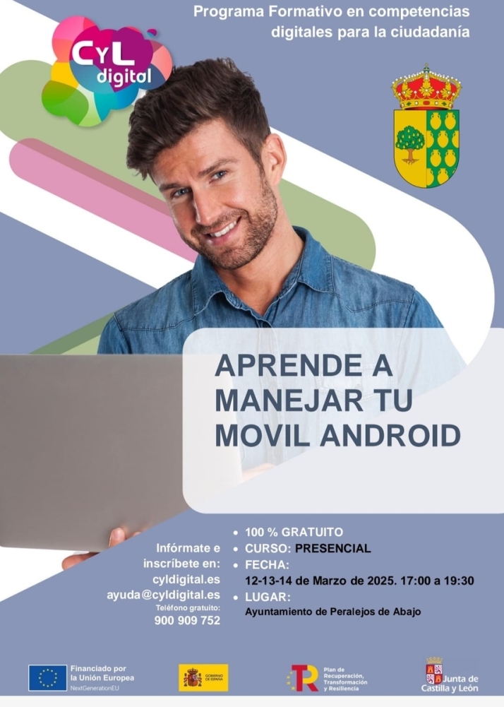 Peralejos de Abajo acoge un curso gratuito para aprender a manejar m&oacute;viles Android | Imagen 1
