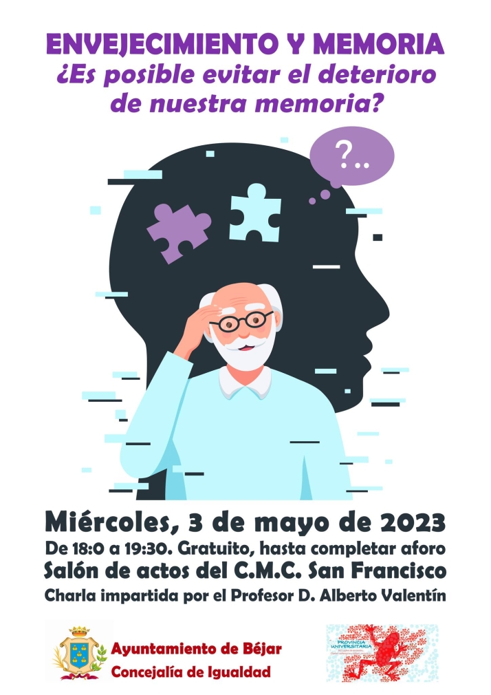 Charla para medir el estado de nuestra memoria en B&eacute;jar | Imagen 1
