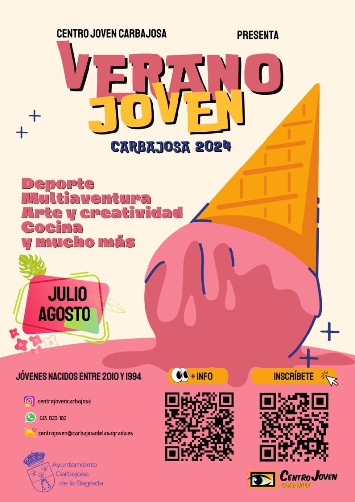 Taller de helados y customizaci&oacute;n de ropa, entre otras muchas actividades en el &lsquo;Verano Joven&rsquo; de Carbajosa  | Imagen 1