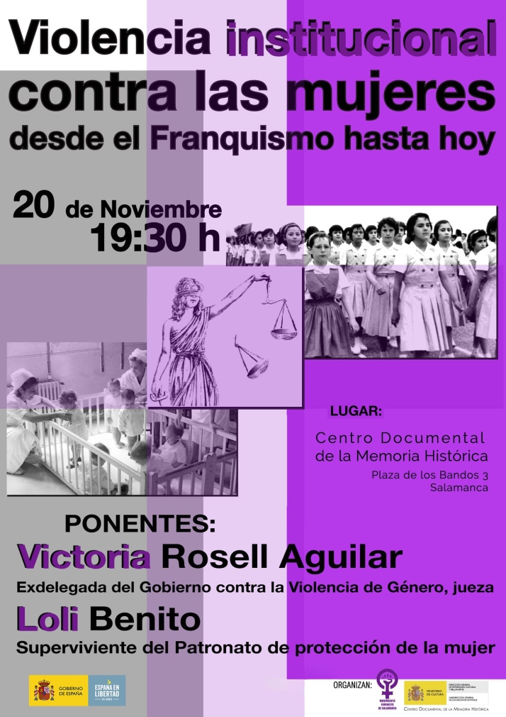 Victoria Rosell y Loly Benito analizar&aacute;n la violencia institucional en Salamanca | Imagen 1