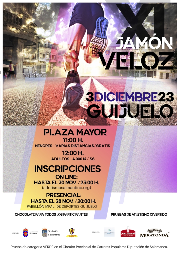 El XI Jamón Veloz se celebra el 3 de diciembre en Guijuelo | Imagen 1