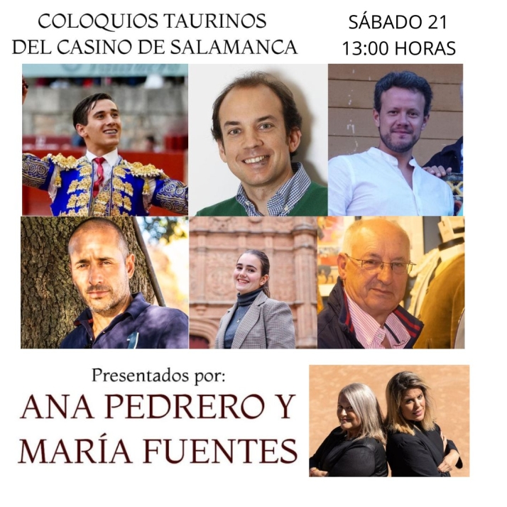 Estos son los invitados a los Coloquios Taurinos del Casino de este fin de semana con Ana Pedrero y Mar&iacute;a Fuentes | Imagen 1