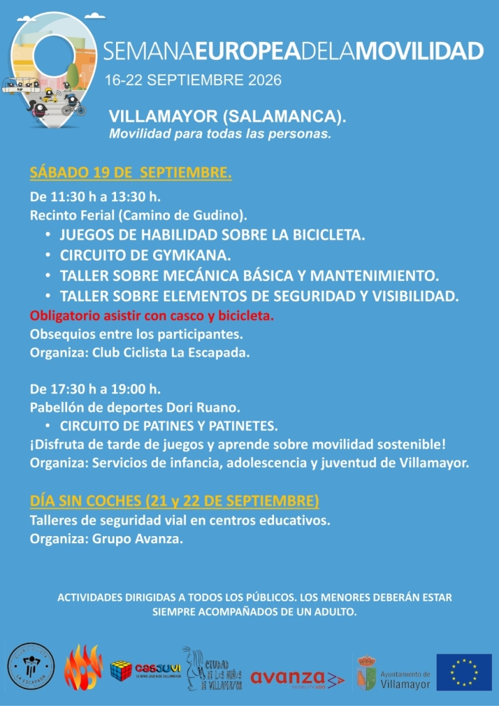 Talleres y circuitos en Villamayor para celebrar la Semana de la Movilidad | Imagen 1