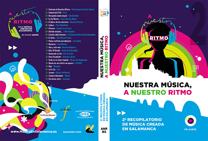 CD recopilatorio de música de grupos de Salamanca - Nuestra Música A Nuestro Ritmo