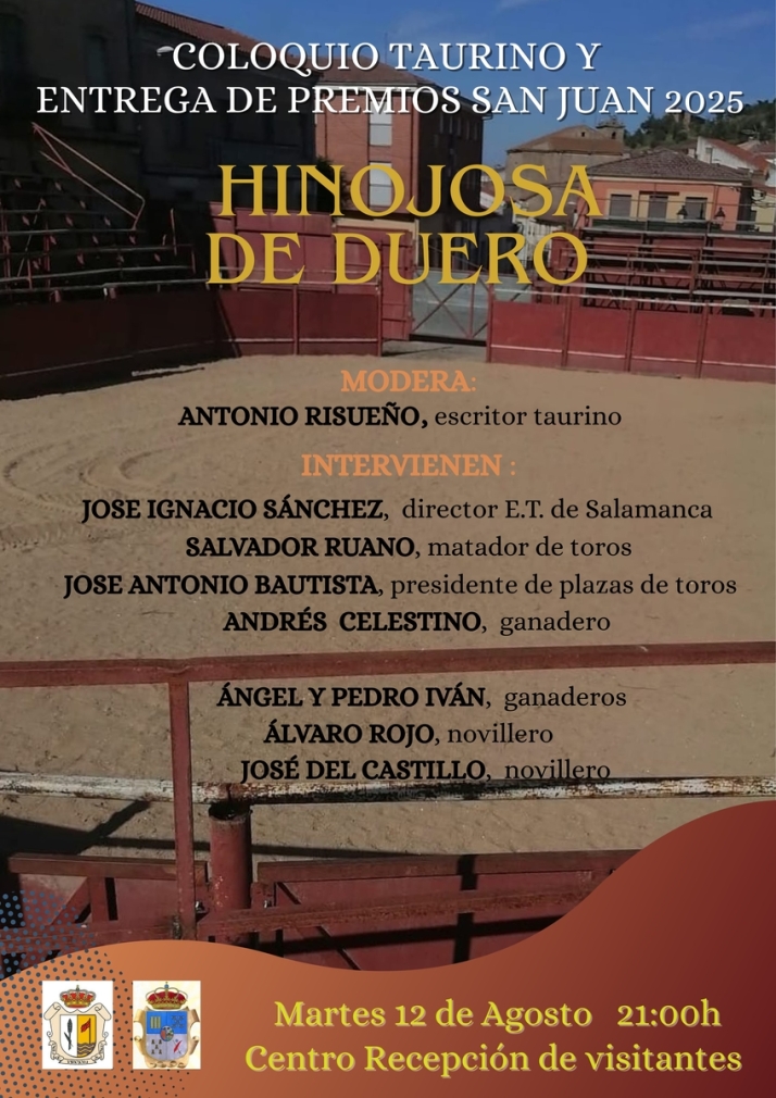 Hinojosa de Duero acoger&aacute; un coloquio taurino con la entrega de los premios San Juan 2025 | Imagen 1